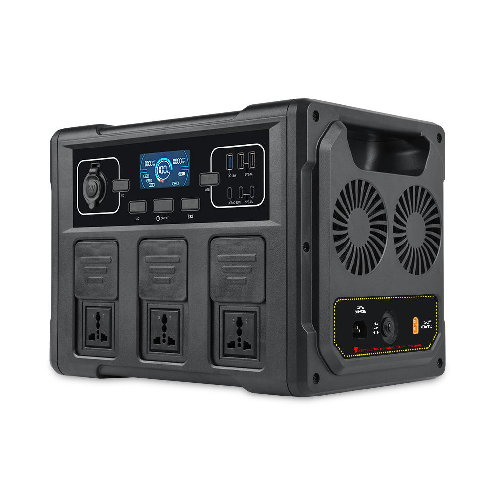 Outdoor Power Station - 1200W Draagbare Zonnegenerator, LiFePO4 Batterij MPPT
