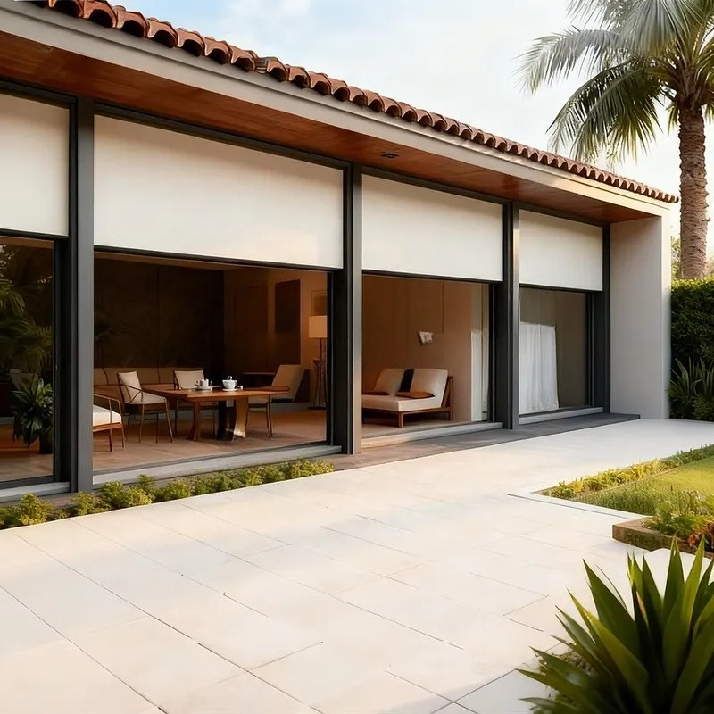 Outdoor Power Blinds - 2026 Elektrische slimme aluminium rolluiken met