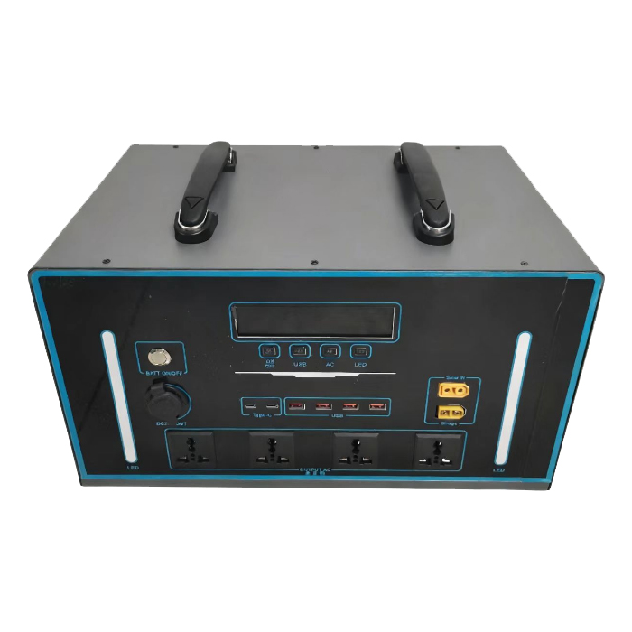 Outdoor Power Station - AC 2000W 2500W Lifepo4 Batterij MPPT