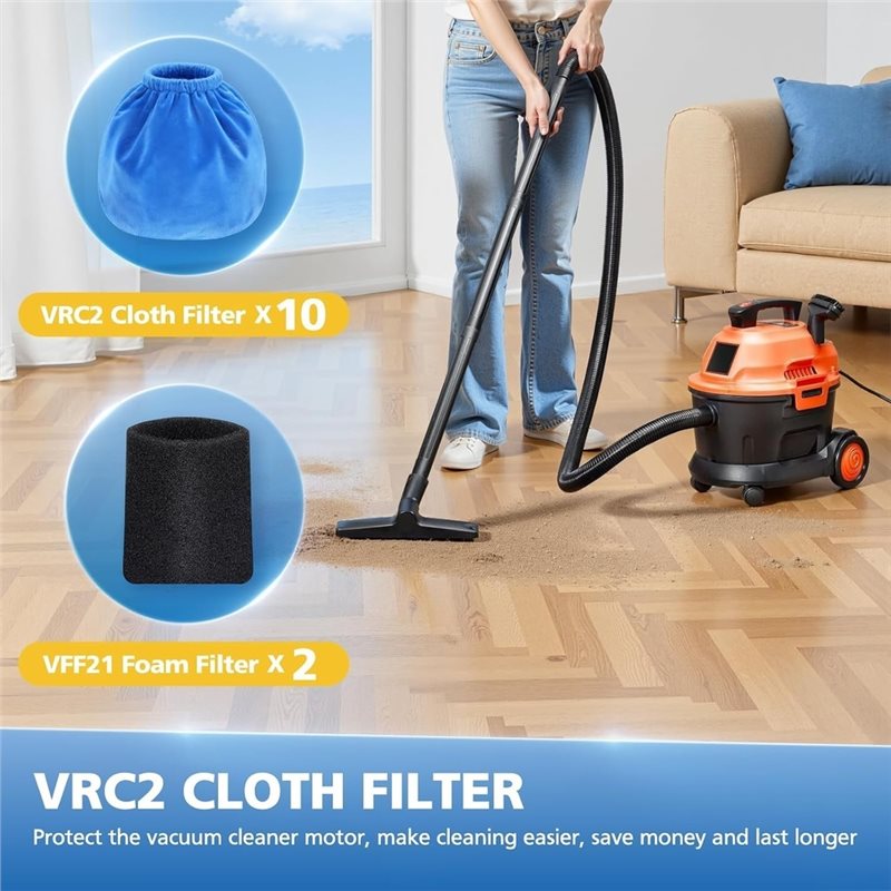 Voor Vacmaster 1,5-3,2 Gallon  - Wet Dry Vacuum Shop recensie en prijs