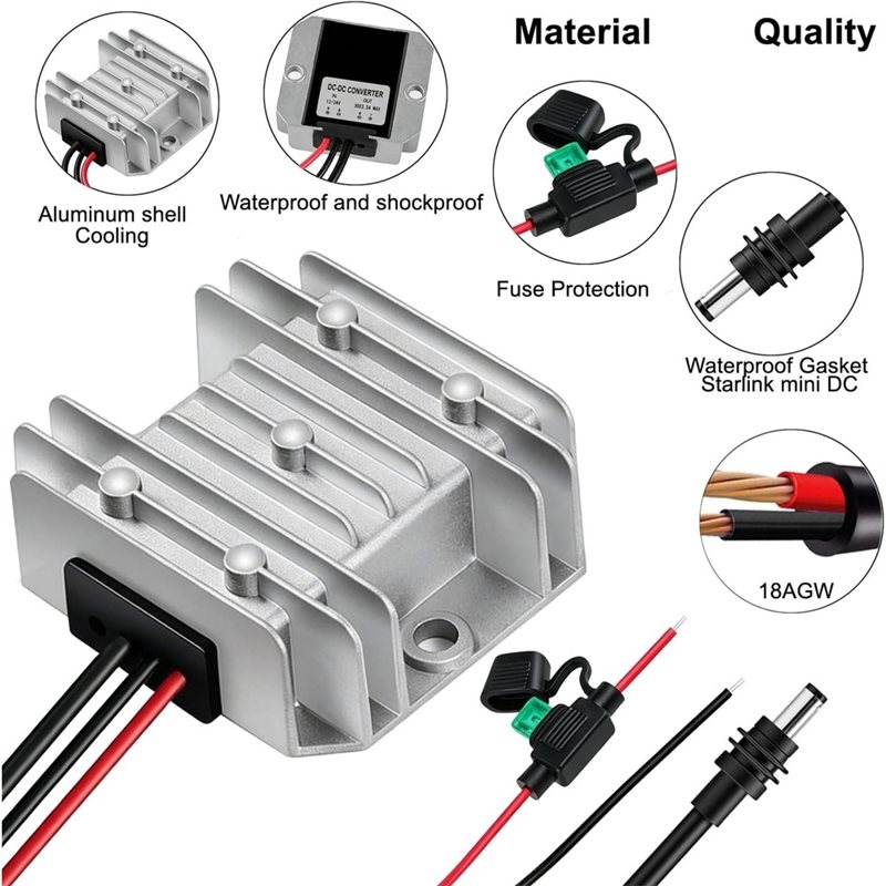 DT19-Voor Starlink Mini 12V Vo - Outdoor Power Pack recensie en prijs