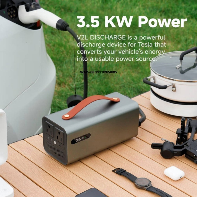 3,5kW NACS V2L Ontlaadstation  - Outdoor Power Station recensie en prijs