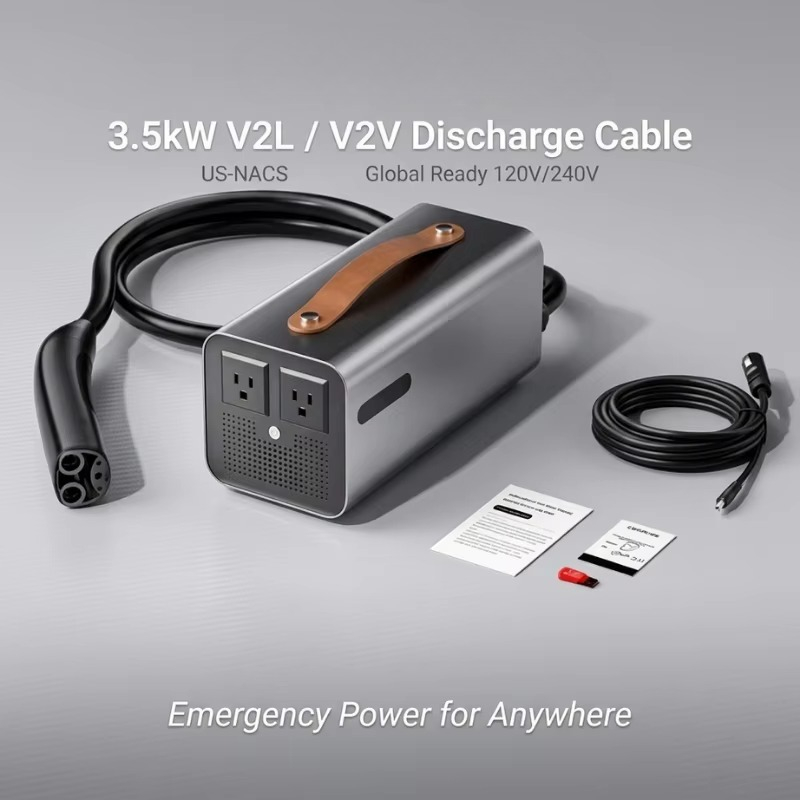 3,5kW NACS V2L Ontlaadstation  - Outdoor Power Station recensie en prijs