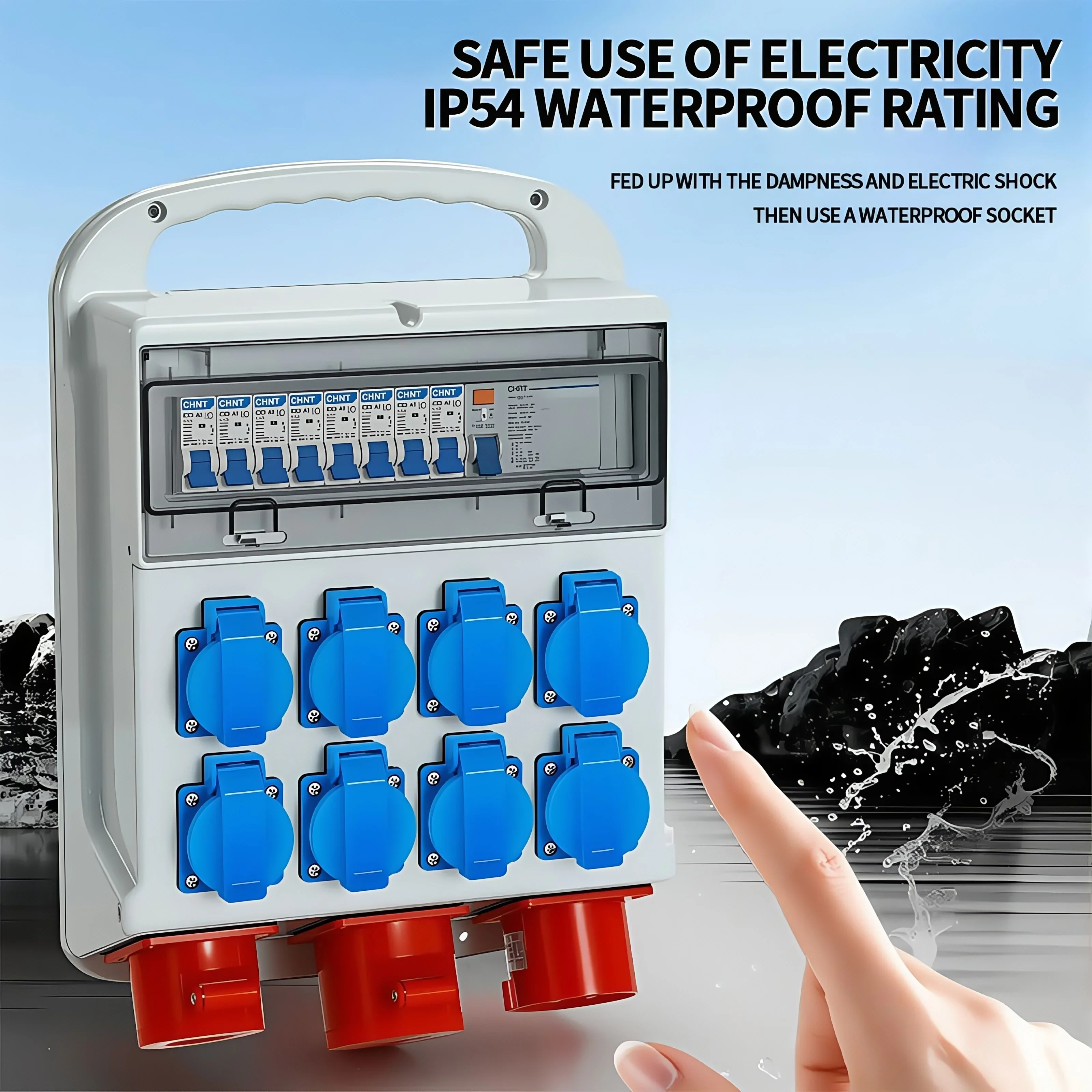 IP54 16A waterdichte industrië - Outdoor Power Port recensie en prijs