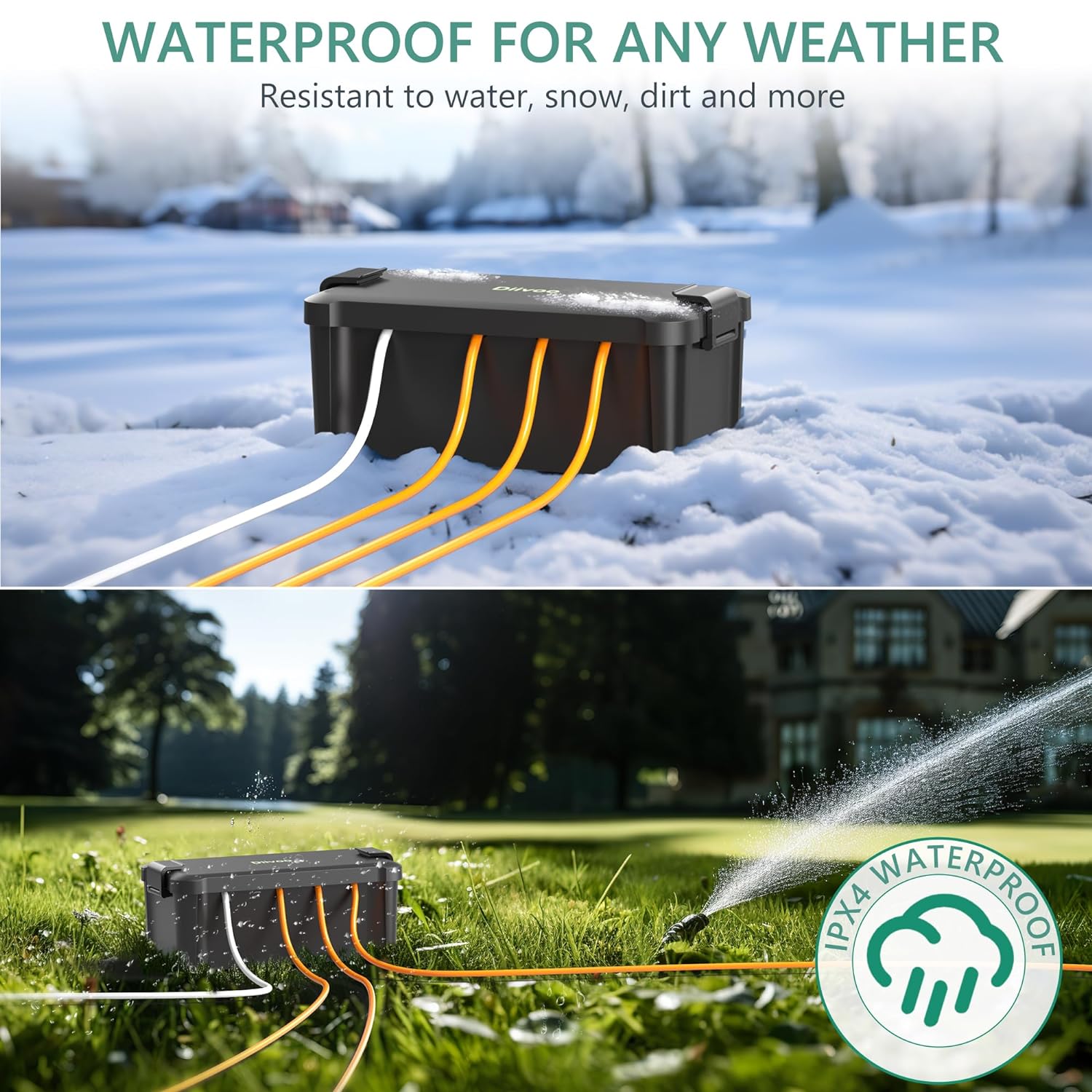 Diivoo Outdoor waterdichte ele - Outdoor Power Port recensie en prijs