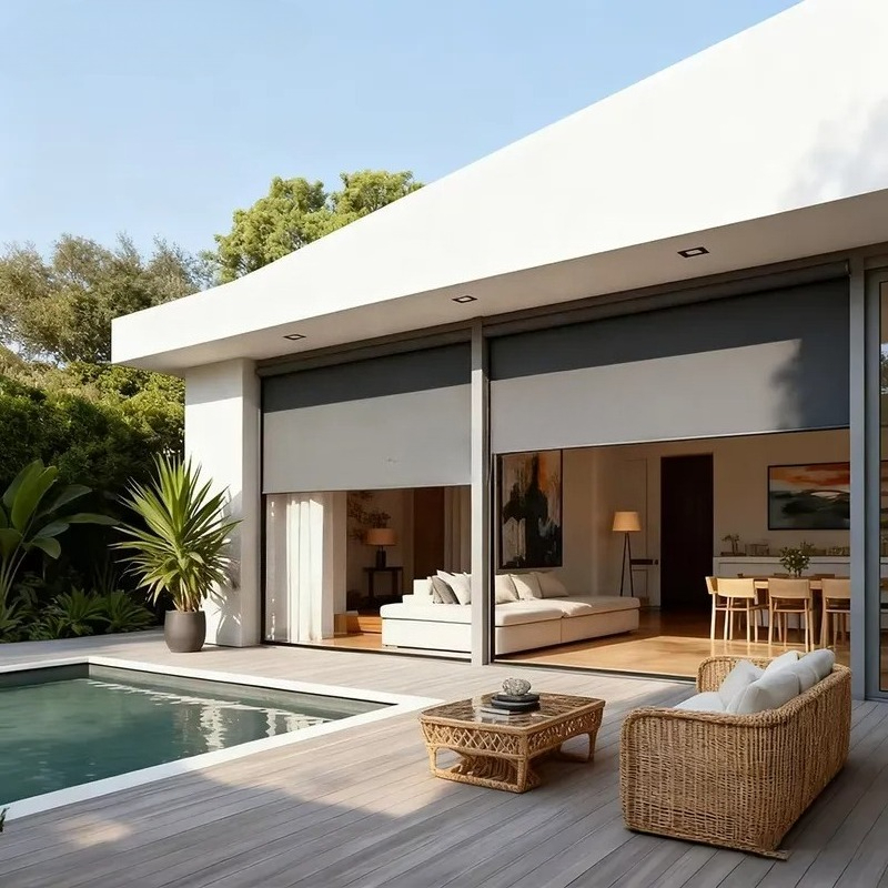 2026 Elektrische slimme alumin - Outdoor Power Blinds recensie en prijs