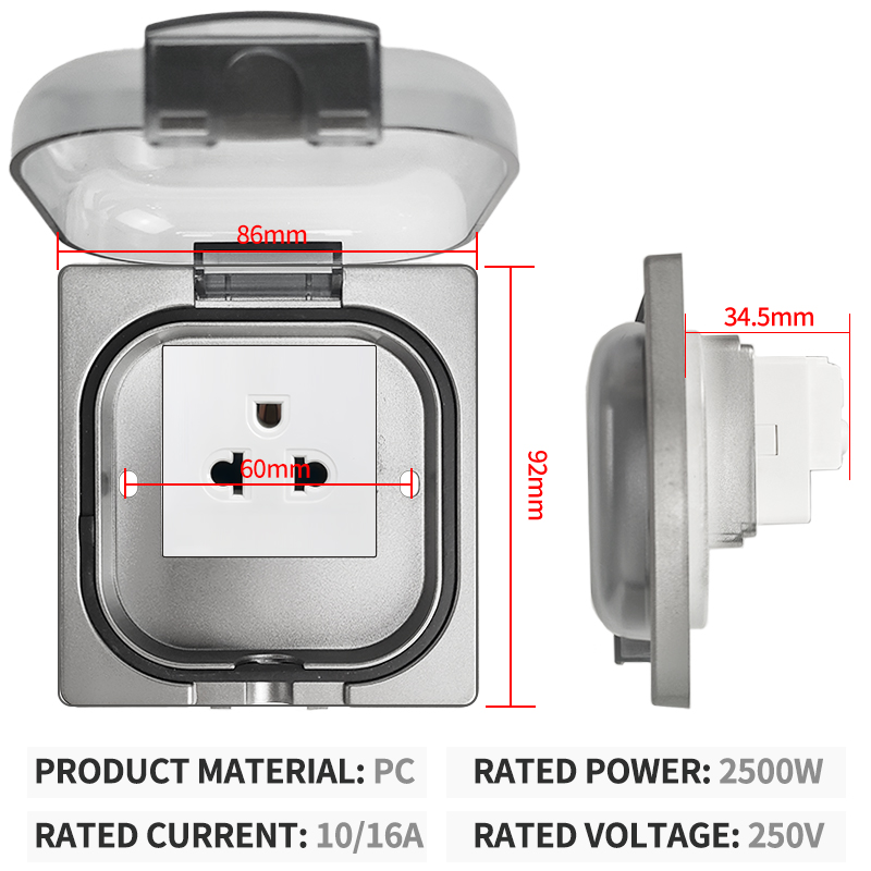 IP65 waterdichte buitencontact - Outdoor Power Port recensie en prijs