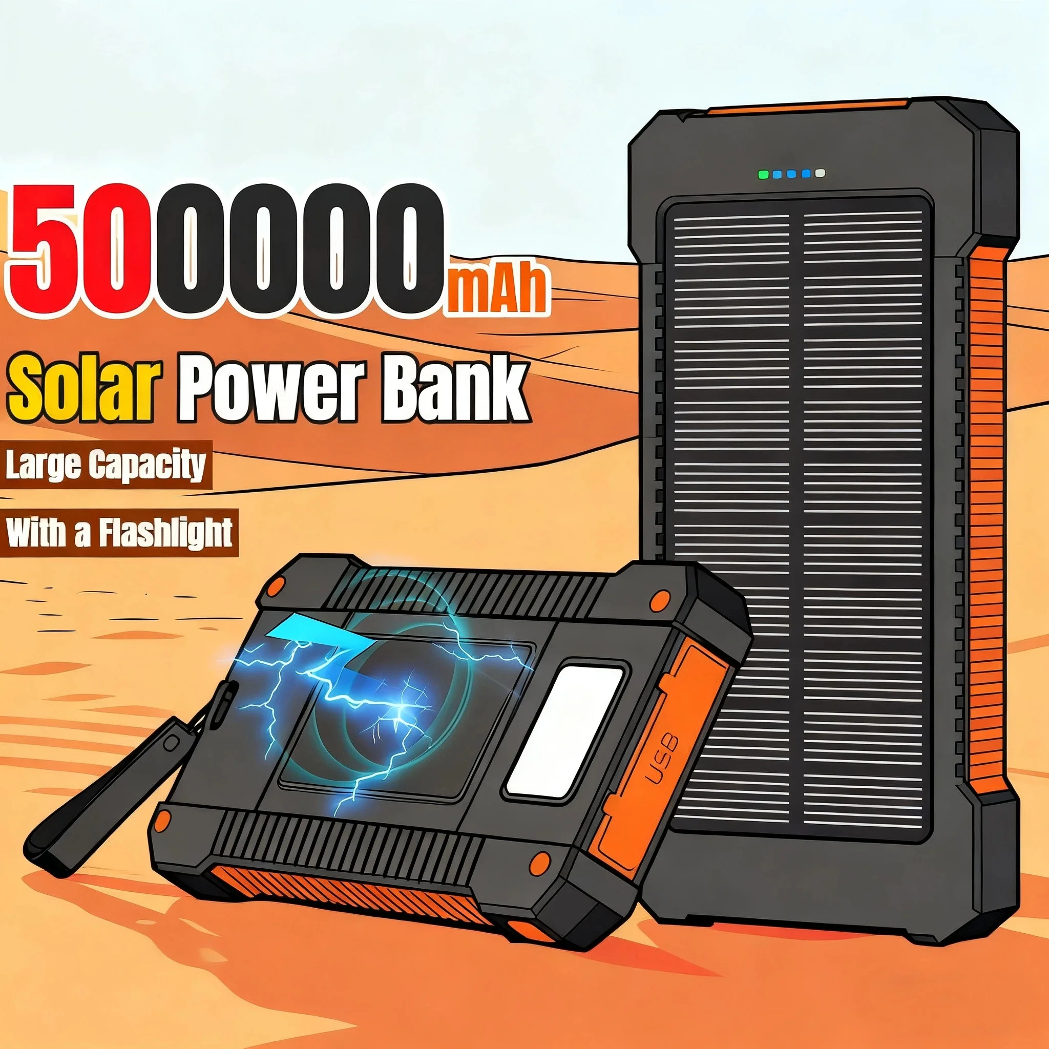 500000 mAh zonne-energiebank g - Outdoor Usb Power Outlet recensie en prijs