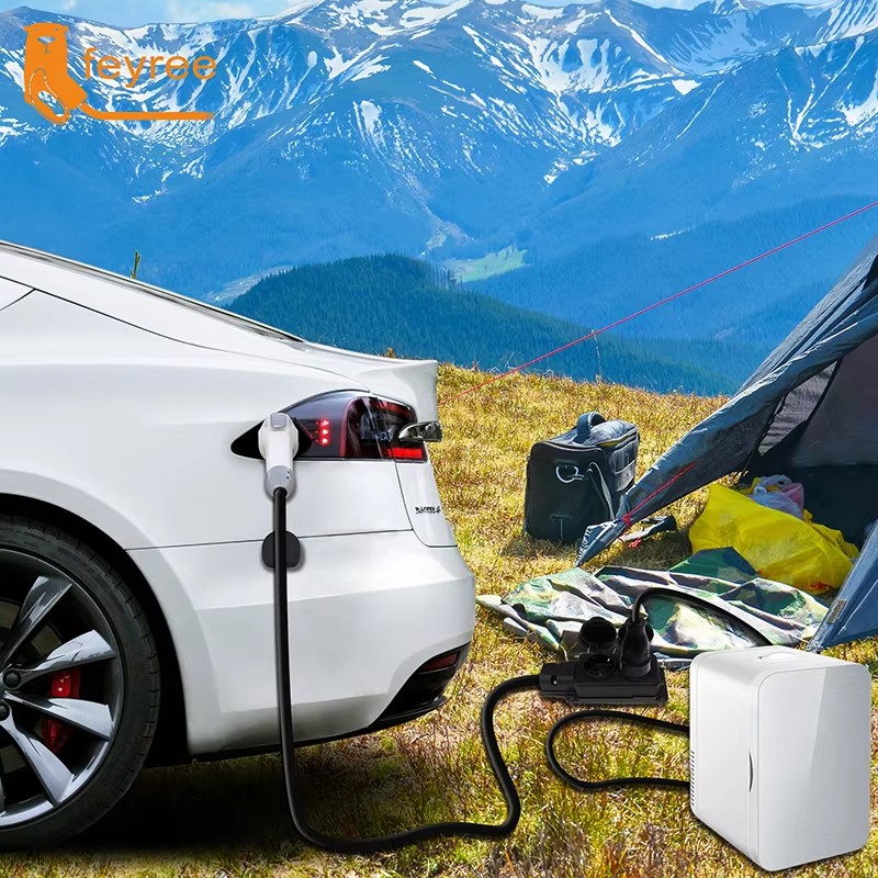 Feyree V2L-kabel ontladingsplu - Outdoor Power Station recensie en prijs